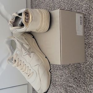 Golden Goose Deluxe Brand Star Patch Lace Sneakers